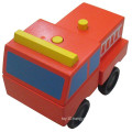 wooden fire truck toy for kids